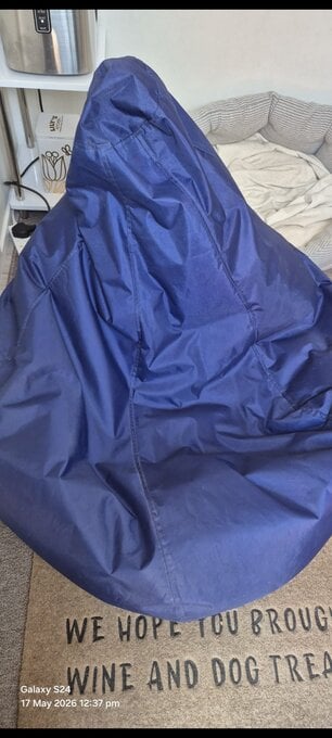 Kids Blue beanbag 