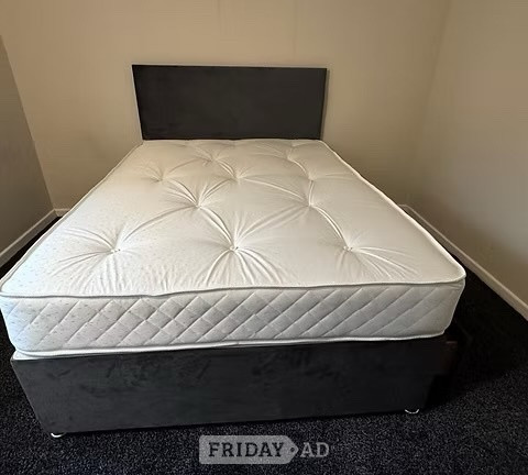 Rotherham double apollo mattress with divan base and headboard 