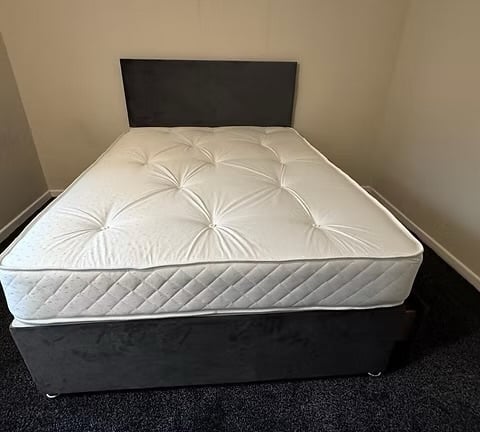 Rotherham double apollo mattress with divan base and headboard 