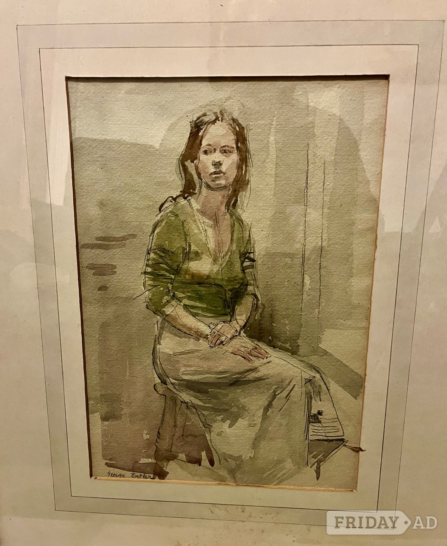 Art Watercolour painting by George Butler RWS RBA  in Eastbourne