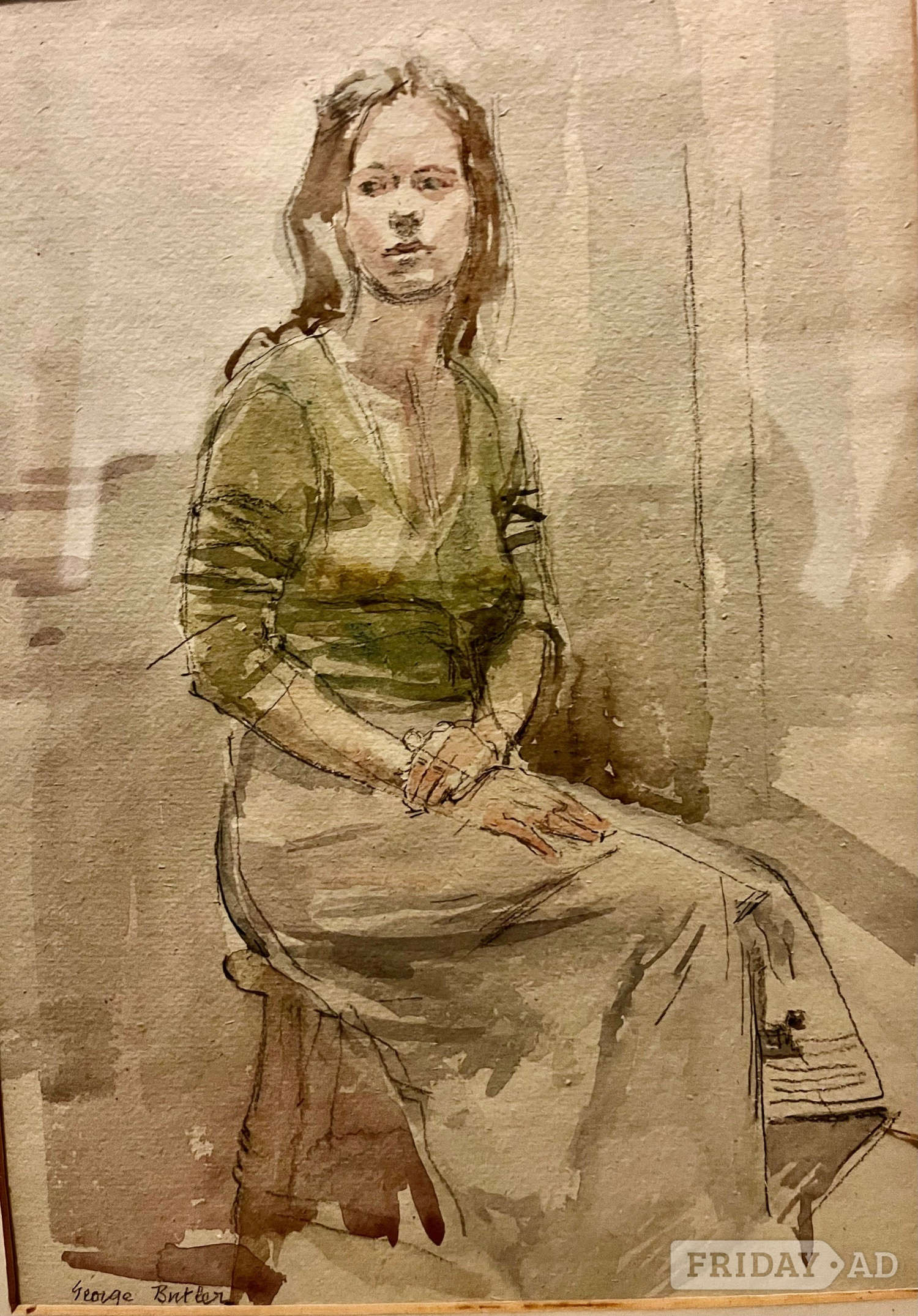 Art Watercolour painting by George Butler RWS RBA 