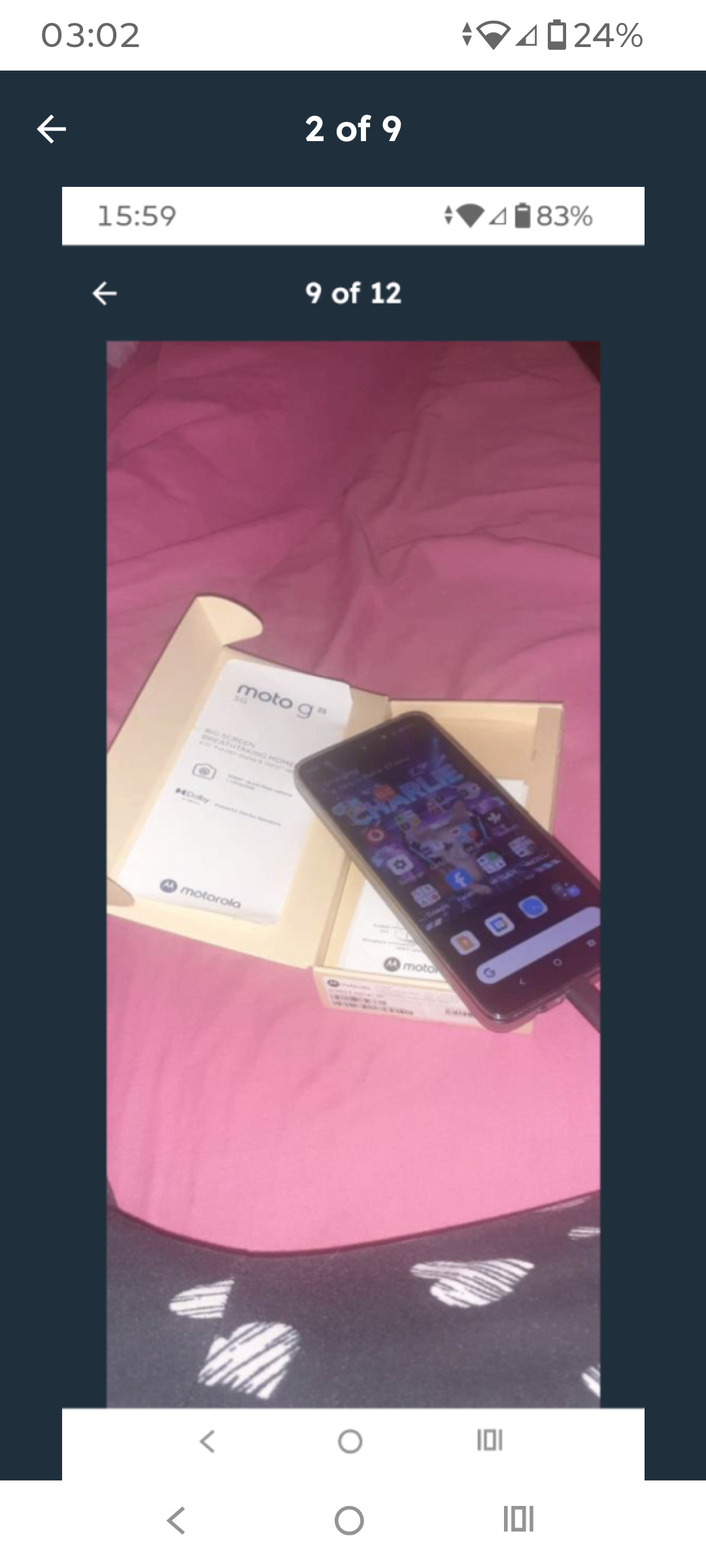 Chigwell Mobile phone smart 5g Motorola phone