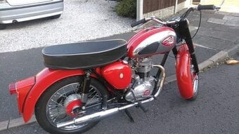 Bsa C 15 classic bike 