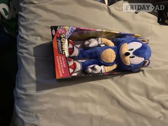 Sonic the hedgehog plush toy