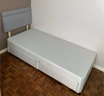 Silentnight Miracoil Divan Base, Mattress & headboad 