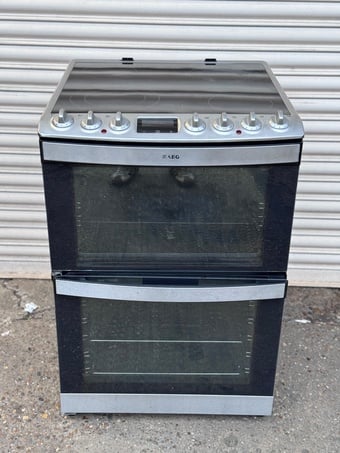 AEG electric cooker 60cm ceramic stainless steel 3 months warrant