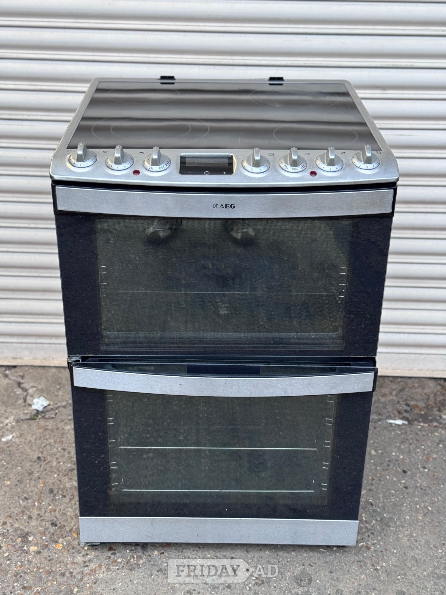 AEG electric cooker 60cm ceramic stainless steel 3 months warrant in Romford