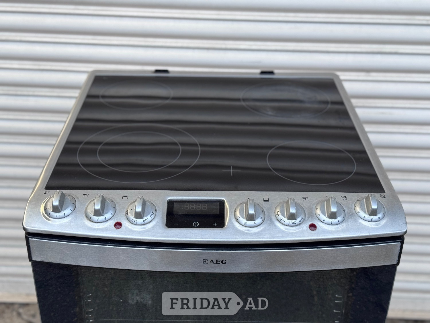 Romford AEG electric cooker 60cm ceramic stainless steel 3 months warrant