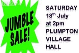JUMBLE SALE in Plumpton BN7 3BQ