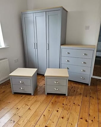 LANCASTER 4 PIECE SET - GREY