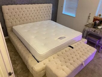 King Size Bed with Mattress 