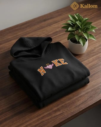 Multicolour Custom Embroidered Unisex Hoodie | kallom
