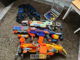 Nerf Gun and accessories 