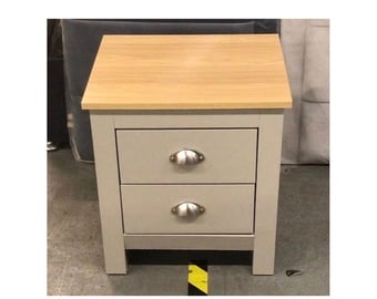 LANCASTER BEDSIDE - GREY