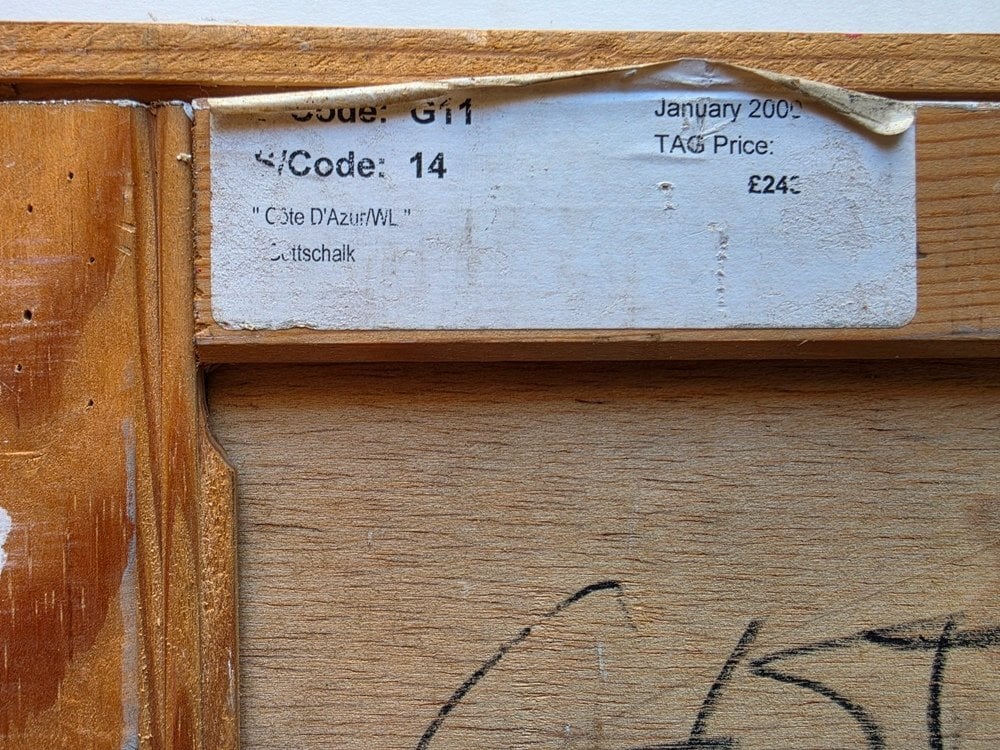 Original painting 1996 signed Gottschalk, original new price £245