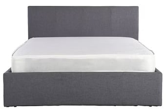 ASCOT KING FABRIC OTTOMAN BEDSTEAD 