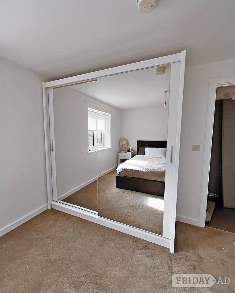 Luxury 203cm white wardrobe for sale ¬ Delivery Available 