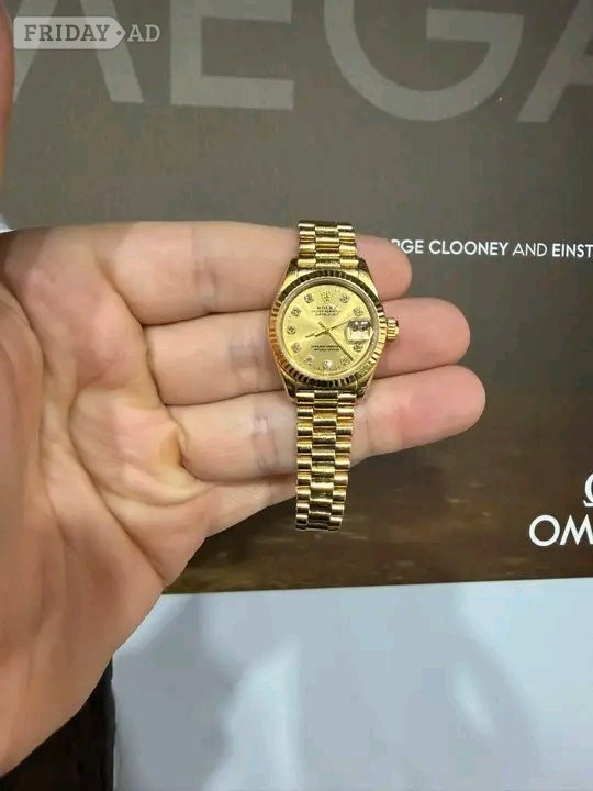Manchester genuine Rolex President-style bracelet diamond hour markers
