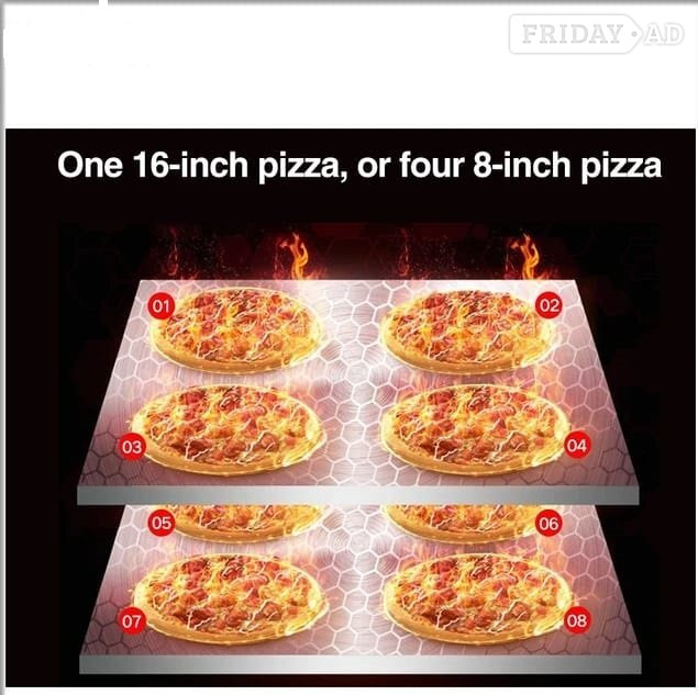 BEST SELLER! Commercial 2-Deck Electric Pizza Stone Base Oven 16" - Home Appliances in Birmingham