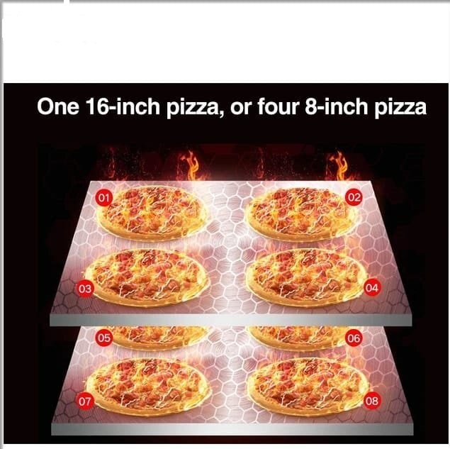 BEST SELLER! Commercial 2-Deck Electric Pizza Stone Base Oven 16" - Home Appliances in Birmingham