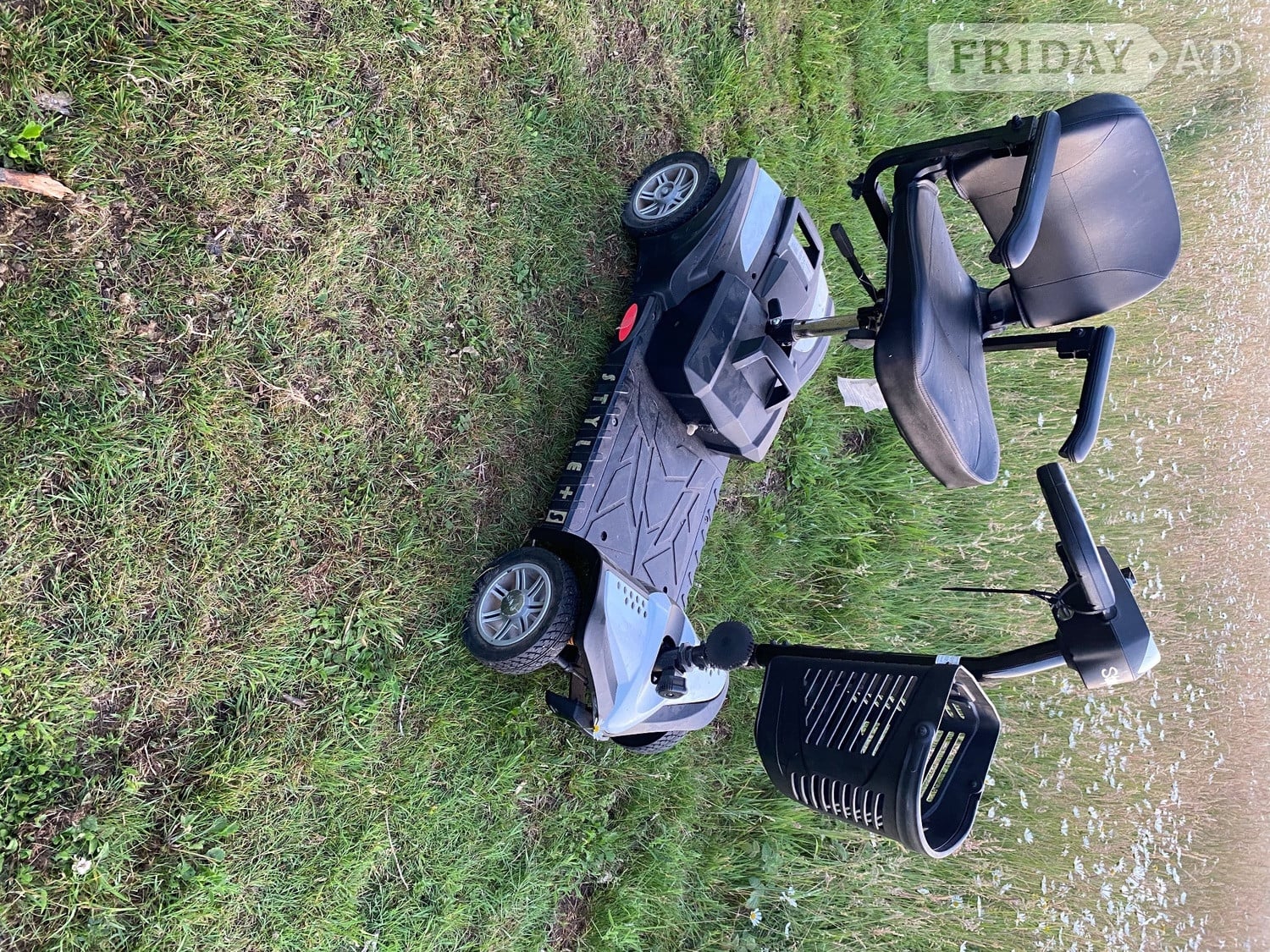 Disabled mobility scooter.