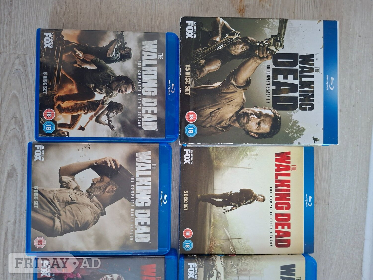 walking dead blu rays in Eastbourne