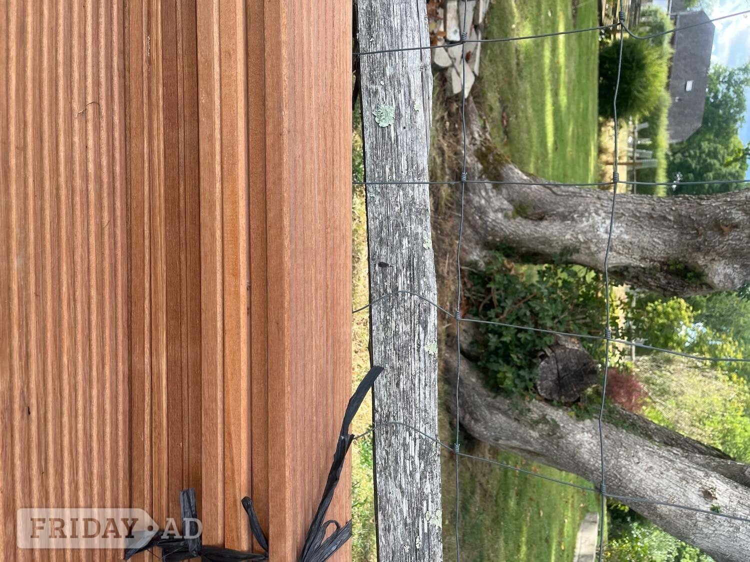 25 Brand New Iroko Hardwood decking boards each measuring 4m.  in Haywards Heath