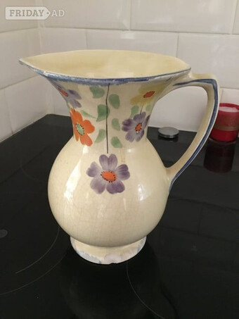 Art Deco Vintage 1920’s GEM Jug/vase/pitcher