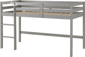 PANAMA MID SLEEPER GREY FRAME WITH PINEMASTER MATTRESS