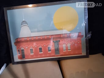 NEW POLICE STATION PICTURE 18 X 24.5INCHES