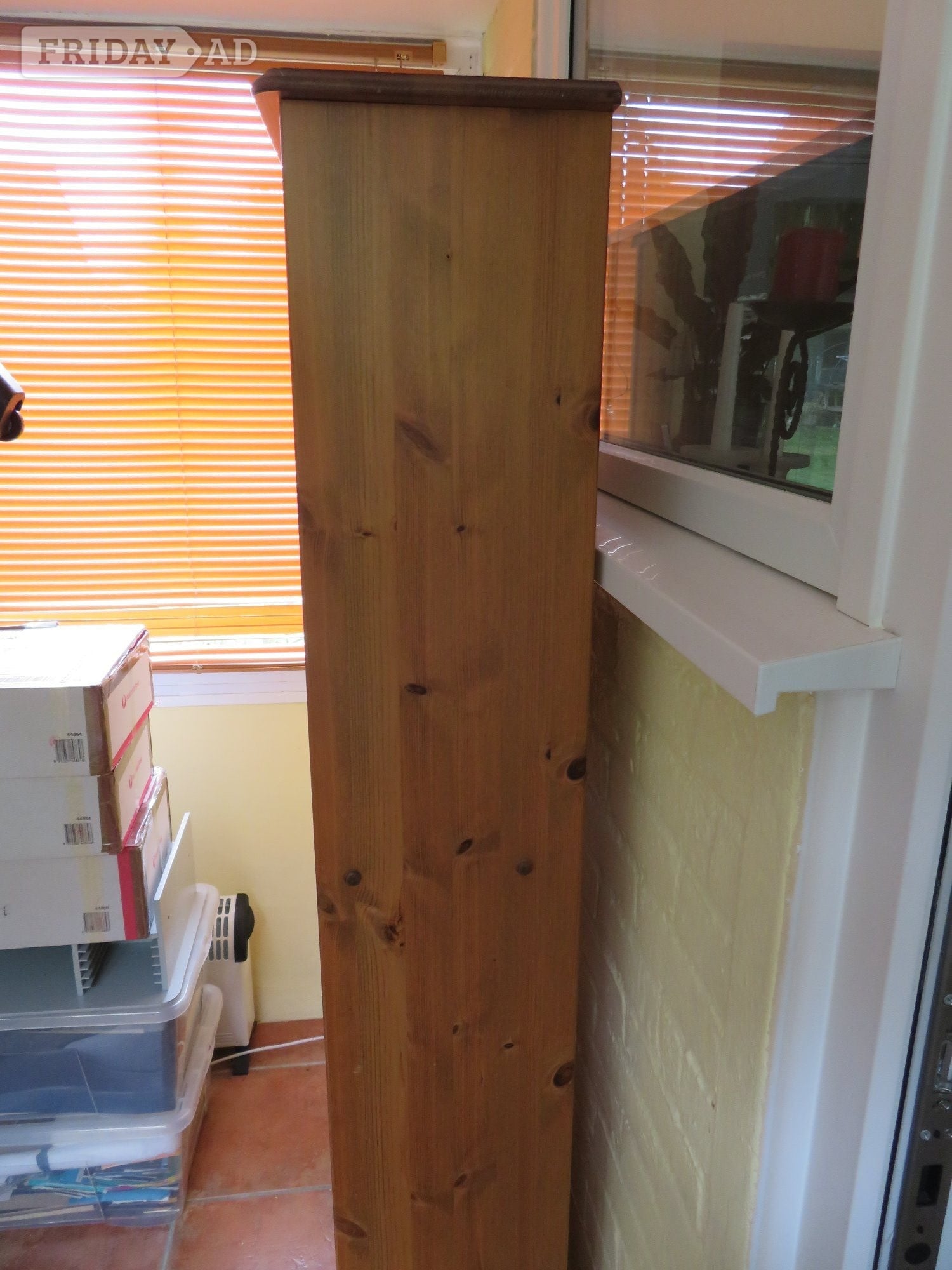 Pine bookcase tall