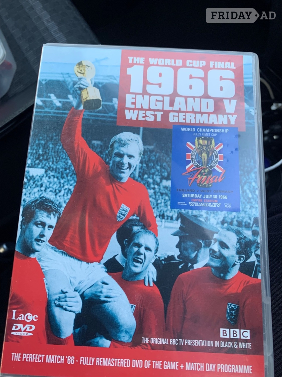 1966 World Cup Final DVD England v West Germany