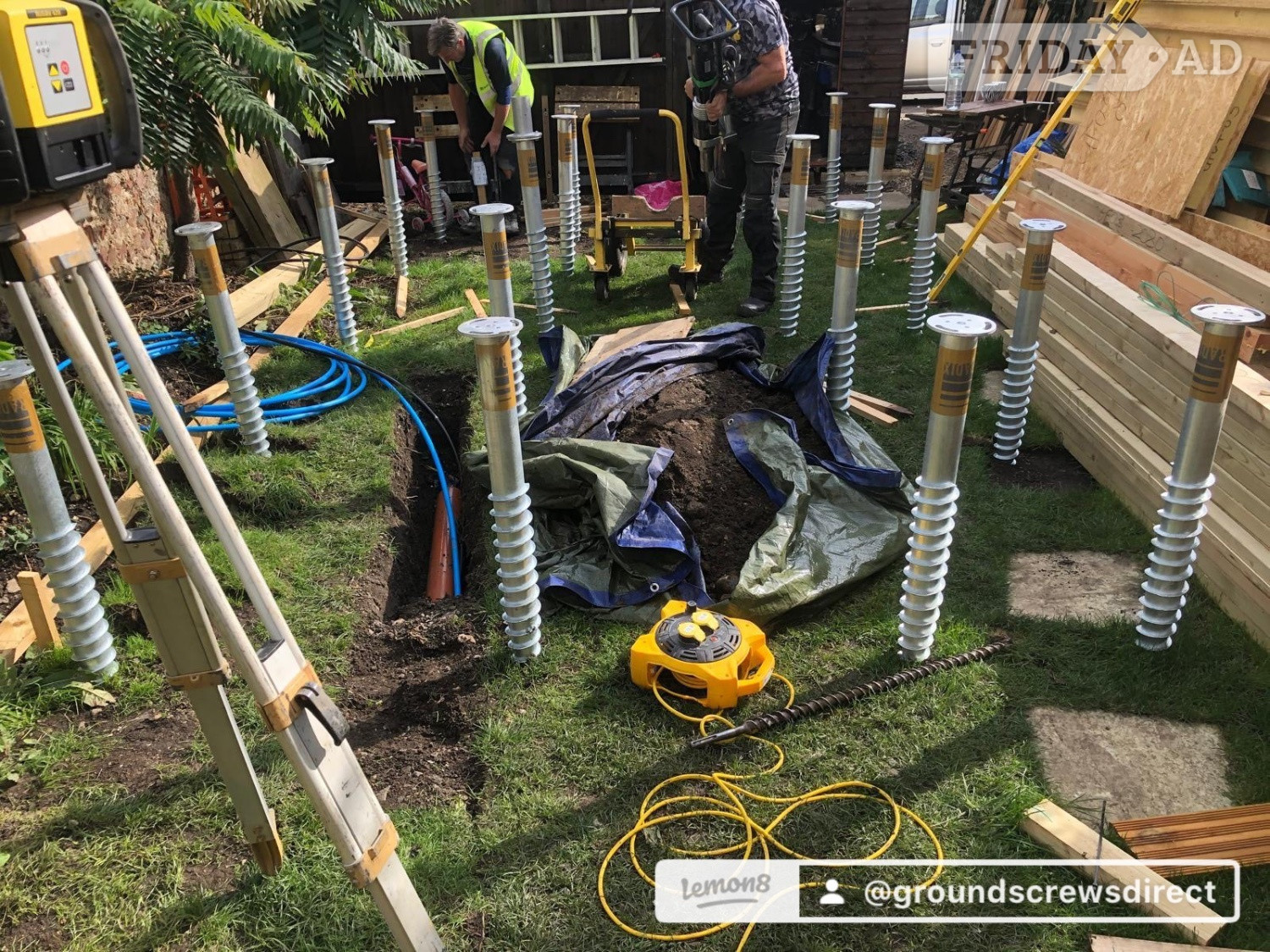 Ground screws for sale - Garden in Henfield