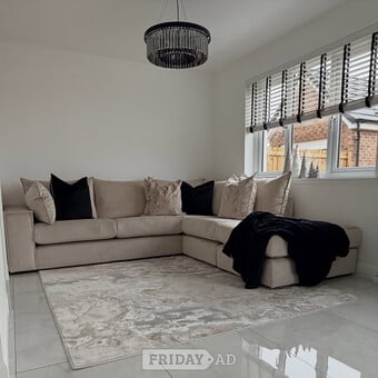 Brand New Modern Corner Sofa – Fast Delivery Available
