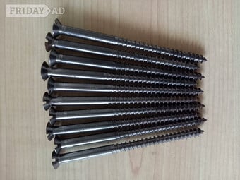 Screws, Countersunk, Slotted, 14 x 4inch.