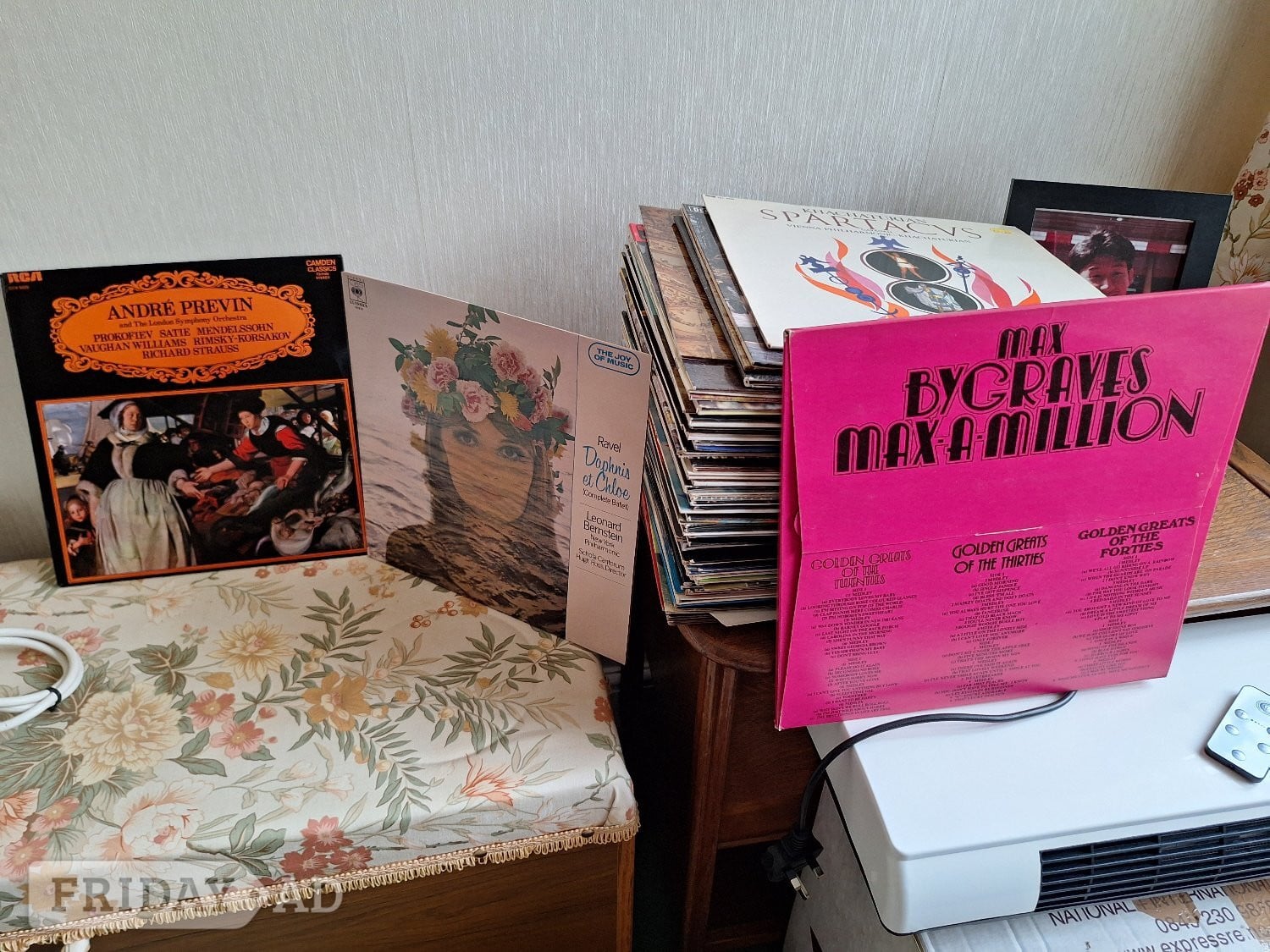 Selection of LP records (68) in Uckfield