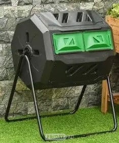 Rotating composter bin