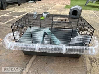 Hamster cage & acc