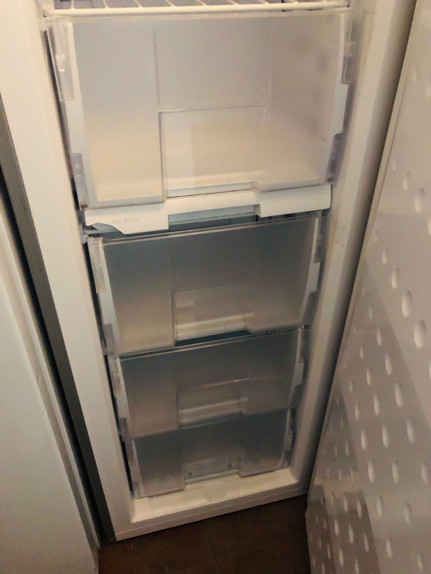 Beko silver colour free standing frost free freezer 