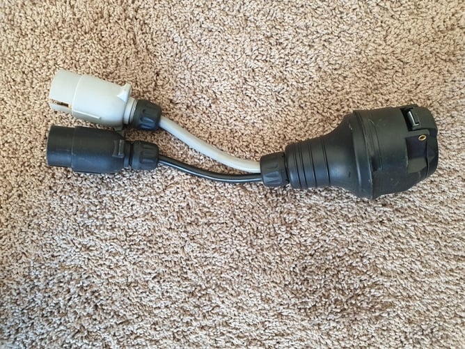 Caravan electrical towing lead - caravan 13 pin socket - Parts & Accessories in Weston-Super-Mare