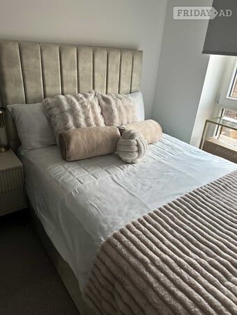 Brand New King Size Divan Bed – Optional Mattress – COD