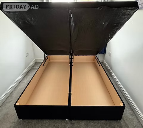 DIVAN OTTOMAN BED WITH 20 INCH HEADBOARD - DOUBLE in Rotherham