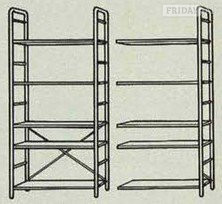 IKEA Shelving System. Vintage 1980