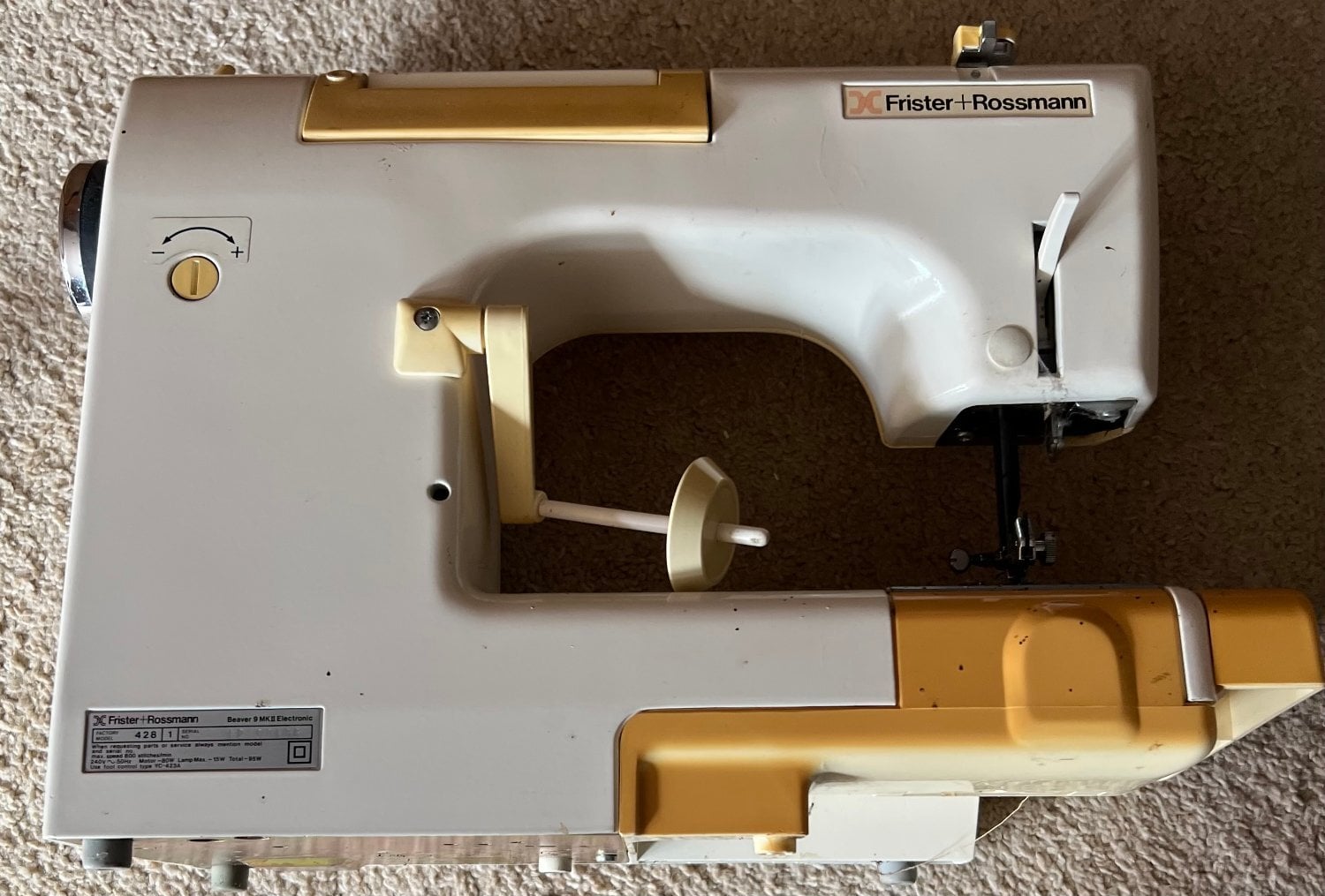 Frister & Rossman sewing machine (for spares or repair)