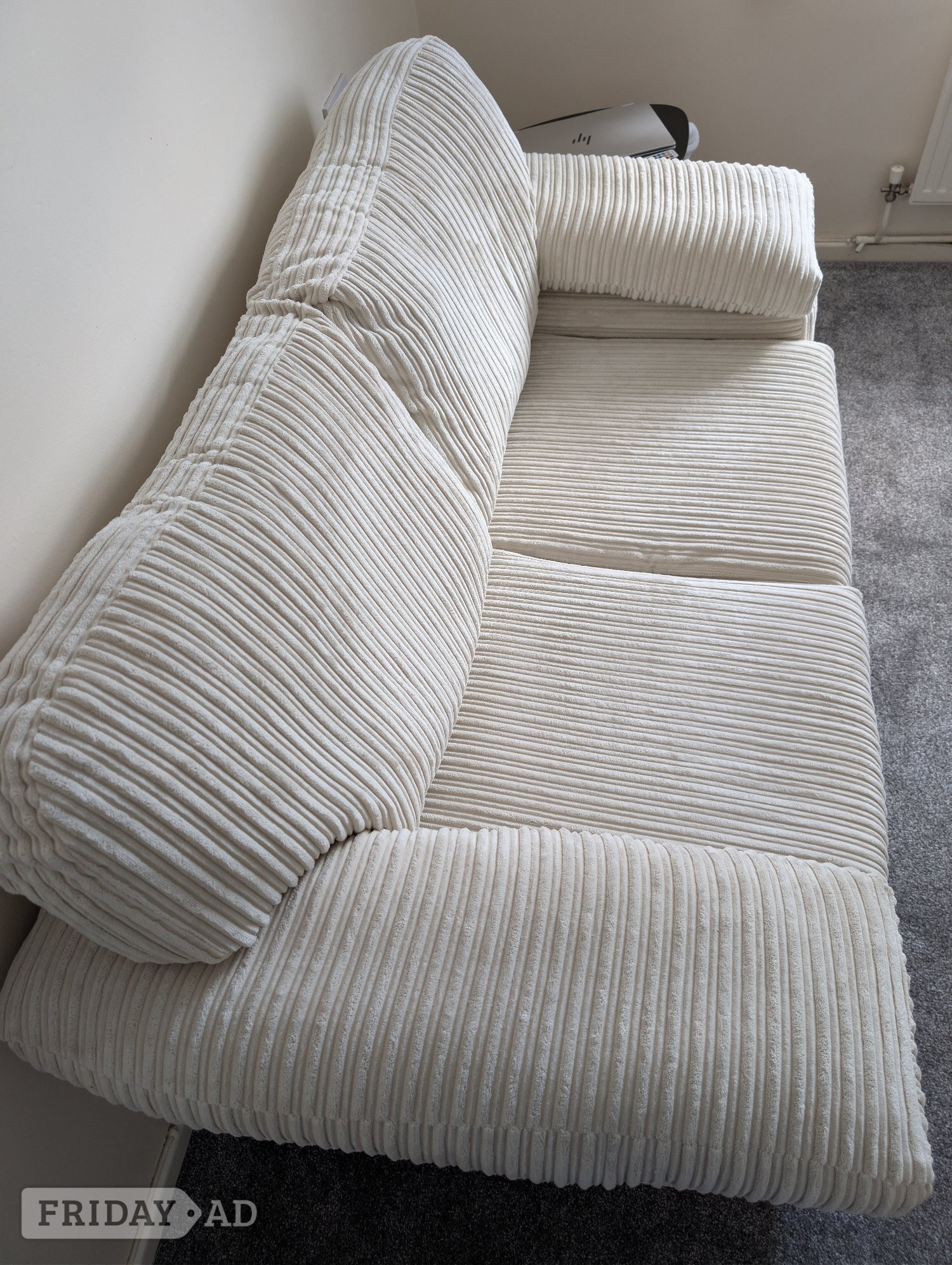 1 week old Cream 2 Seater Sofa! Was £320, selling for £150.