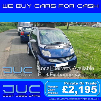 Smart City Fortwo Passion 0.7 61 Auto (Automatic Petrol) 07 Reg