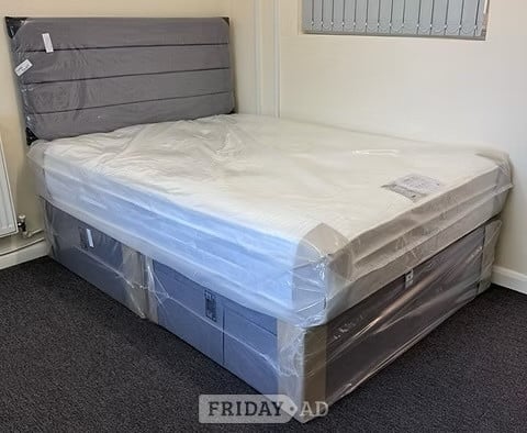 SUPER KING - NATURELLE 1000 POCKET MATTRESS 2 DRAWERS BASE & HB