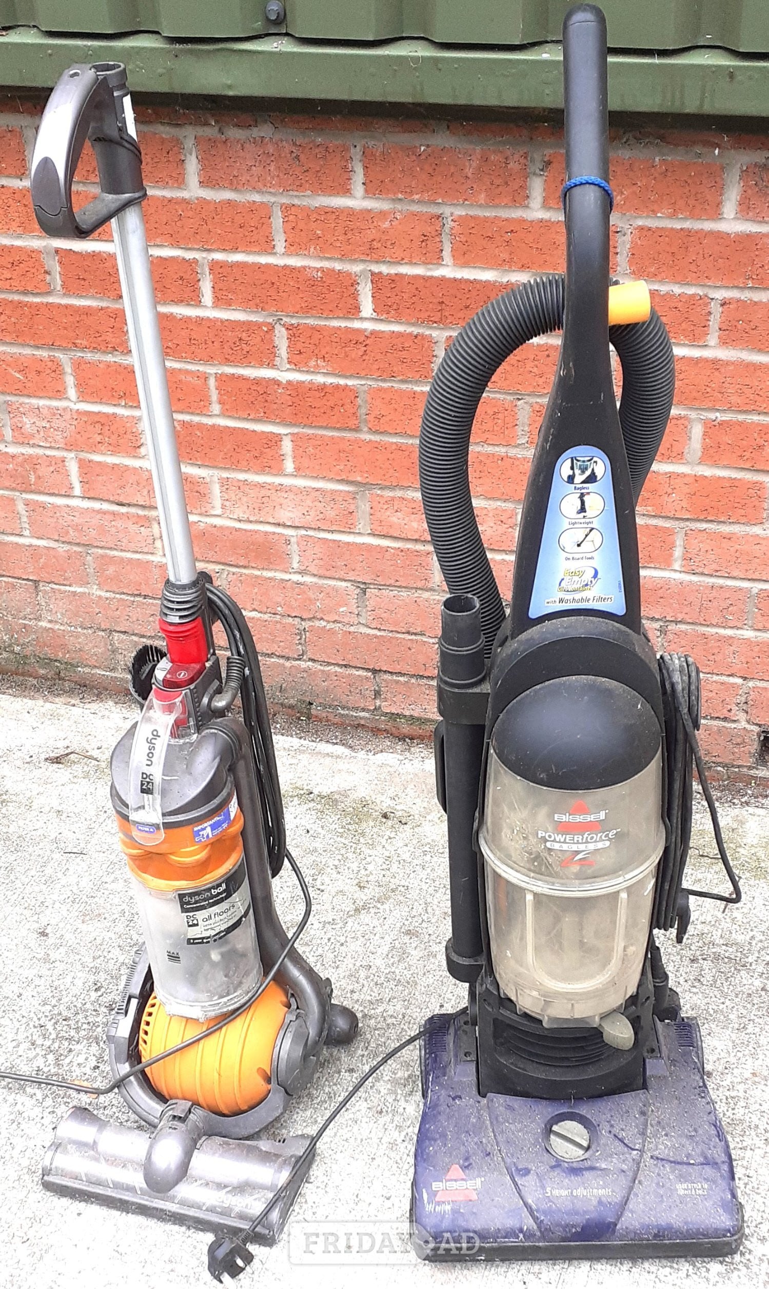 13 VACUUM CLEANERS. DYSON, ELECTROLUX, PANASONIC, HOOVER, BISSELL