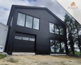283,5m2 Insulated Steel frame building with bespoke design