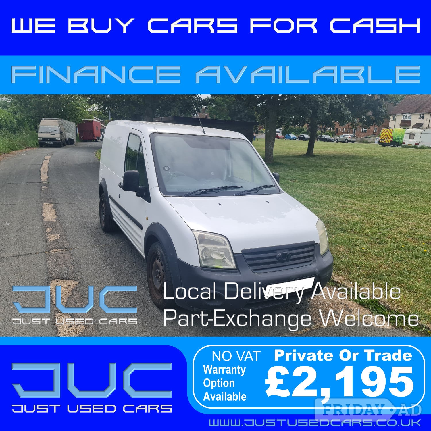 Ford Transit Connect 1.8 75 T200 (Manual Diesel) 61 Reg 2011 in Lewes